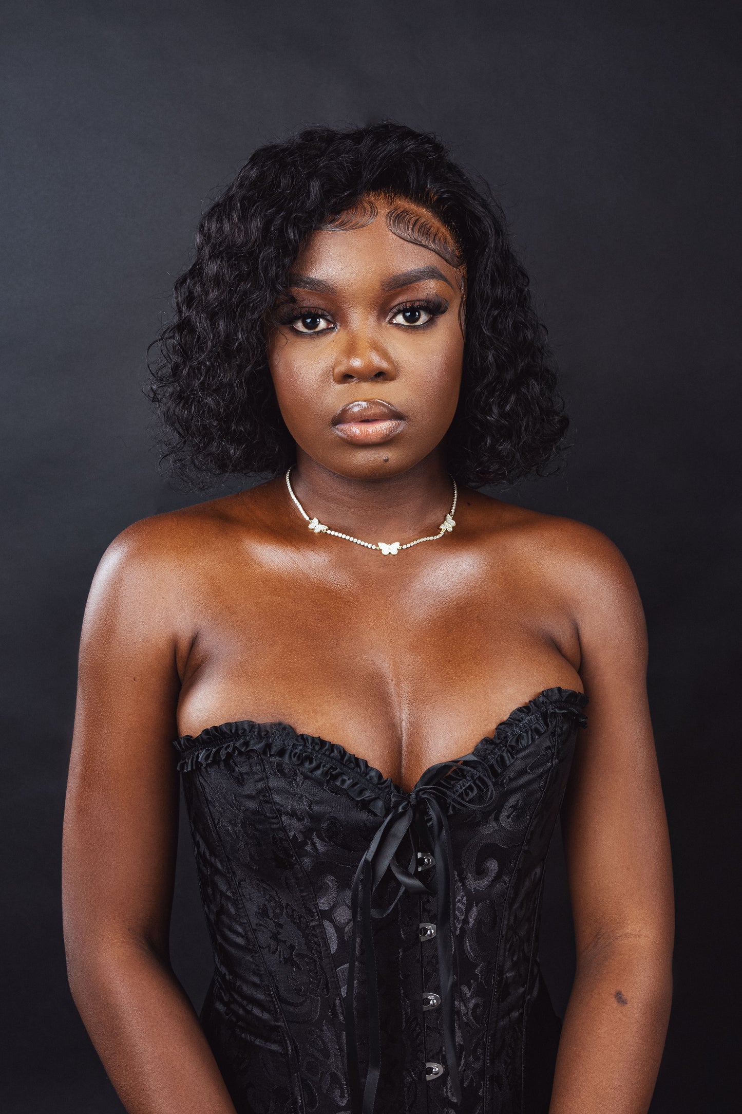 14 Inch Bob Curly Lace Front